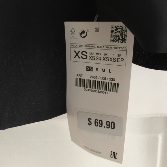 BNWT ZARA Multicolored Lace Blazer, Sz XS - Picture 7 of 8